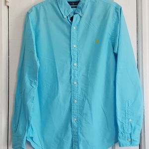 Ralph Lauren Men's Blue 15/38 Button Down Shirt